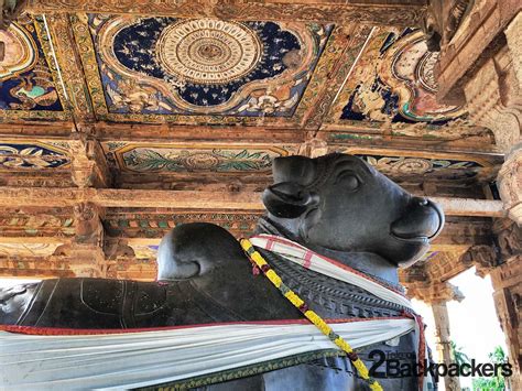 Idol of Nandi in front of the main Temple at Brihadeshwara Temple ...