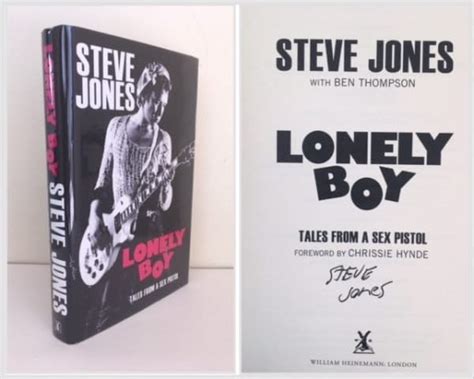 Lonely Boy Tales From A Sex Pistol SIGNED COPY Quinto Bookshop