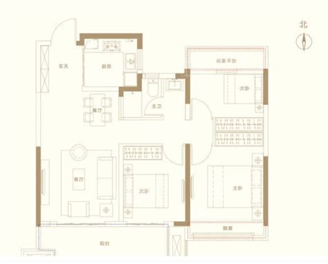 宿州宿州云栖园4室2厅2卫户型图 宿州楼盘网