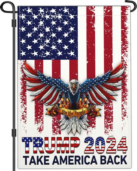 Amazon Nasian Trump Vance Garden Flag Trump Vance Yard Signs