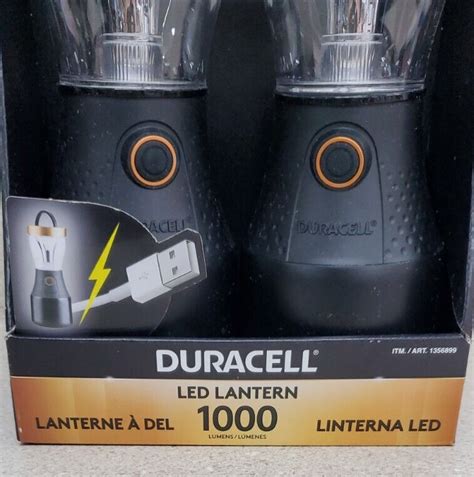 Duracell Led Lanterns Lumens With Usb Connection Pack