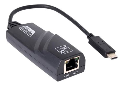 Adaptador Usb Tipo C A Rj45 Ethernet Gigabit Lan 1000 Mbps Movillano