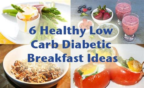 6 Healthy low carb diabetic breakfast ideas