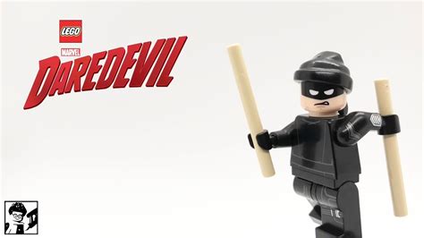 Lego Daredevil Vigilante Custom Minifigure Youtube