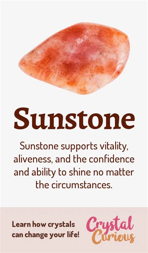 Sunstone Healing Properties Benefits Crystal Curious