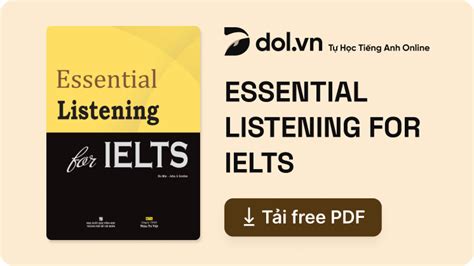 Tải Sách Essential Listening For Ielts Miễn Phí Pdf Cd