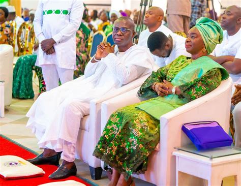 Babajide Sanwo Olu On Twitter My Wife And I Attended The Redeemed