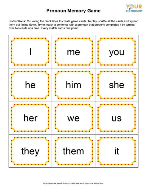 7 Pronoun Activities To Make Learning Fun 2022