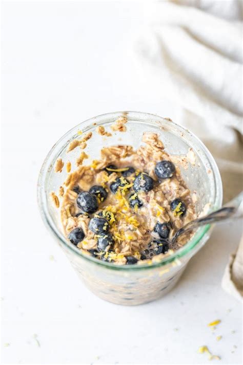 Blueberry Muffin Overnight Oats Running On Real Food