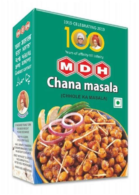 Blended Organic Mdh Chana Masala For Cooking Spices Certification