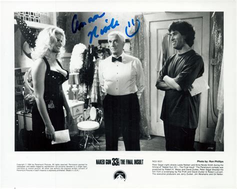 At Auction Anna Nicole Smith A Signed Naked Gun Promo Photo From An