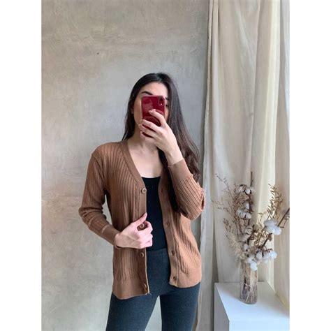 Jual ZoeyWears Claire Basic Cardi Outer Wanita Korean Cardigan