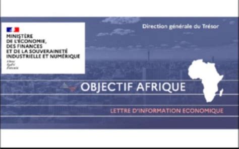 A La Une D Objectif Afrique Les Perspectives Conomiques R Gionales