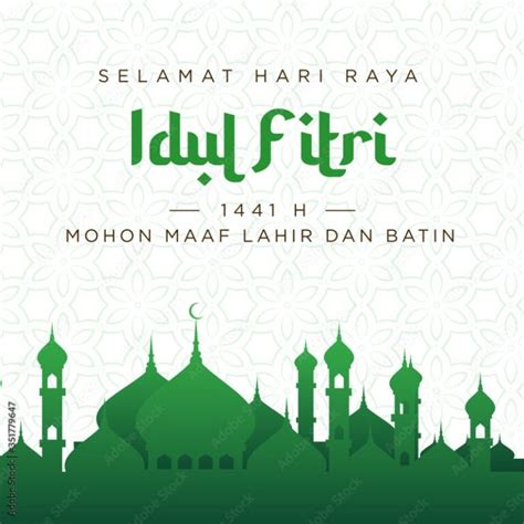 Eid Mubarak Mohon Maaf Lahir Batin Contoh Surat Resmi