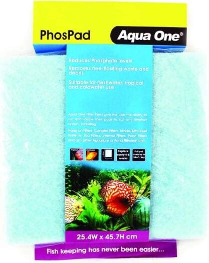 Aqua One Phos Pad Self Cut Filter Pad 254 W X 457cm H Buy Best