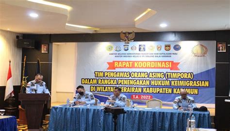 Timpora Karimun Gelar Rapat Koordinasi Dan Operasi Gabungan Untuk