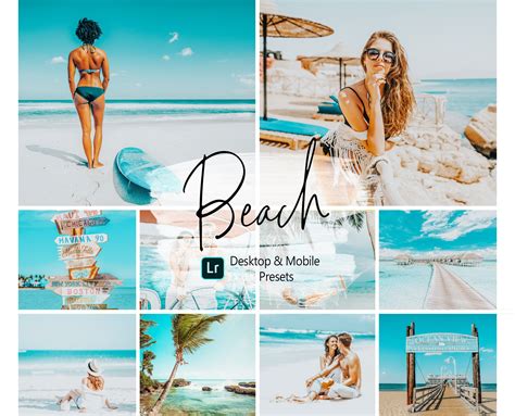 Beach Lightroom Presets Desktop Mobile Lightroom Warm Preset Sunny