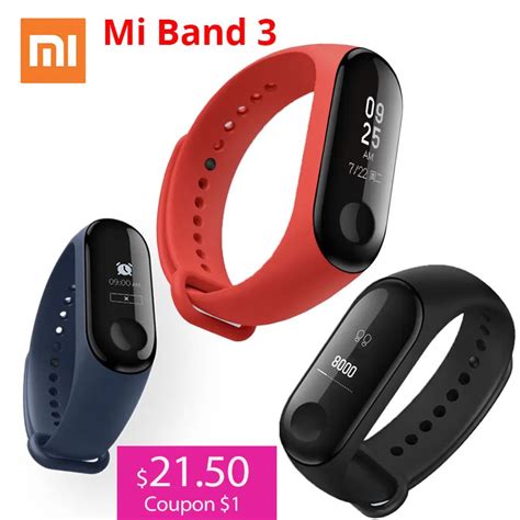 Xiaomi Mi Band 3 Miband 3 Smart Wristband With 0 78 OLED Touch Screen