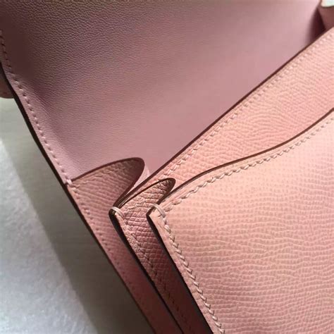 Wholesale Hermes Q New Pink Epsom Calfskin Leather Constance Bag Cm