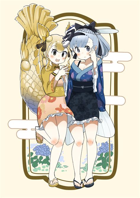 Jinmen Gyo And Kinshachi Kemono Friends Drawn By Iwa Iwafish Danbooru