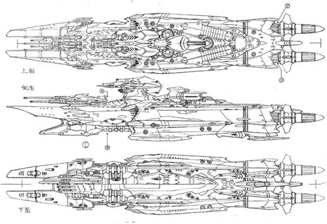 Space Battleship Yamato Schematics