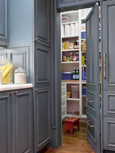 Hidden Pantry Transitional Kitchen Bhg