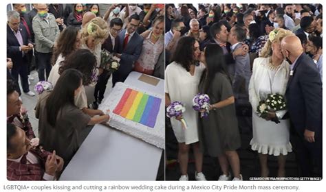 Hundreds Of Same Sex Couples Get Married In Mexico City Massive