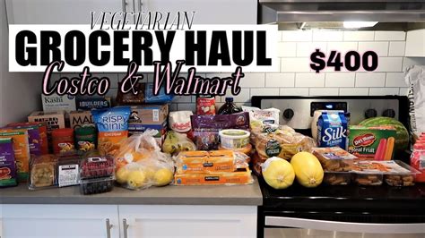 Huge Grocery Haul Costco And Walmart Youtube