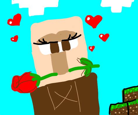 Sexy Minecraft Villager Drawception