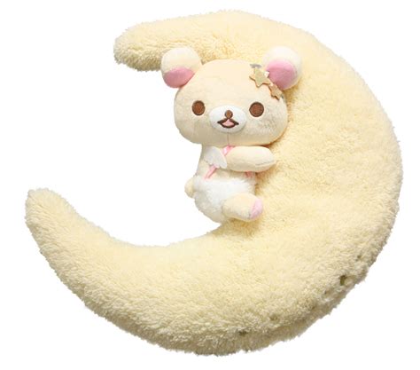 Rilakkuma Korilakkuma Hugging Moon Plush 13