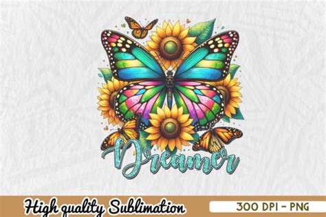 Dreamer Butterfly PNG Graphic By Zanynoti Creative Fabrica