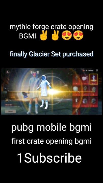 New Update Bgmi Crate Opening 😍😍 Mythic Forge Crate Opening Pubgmobile