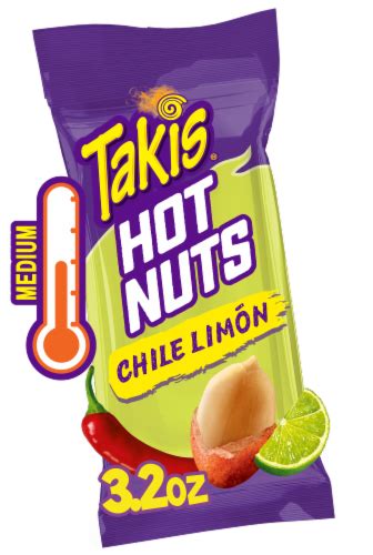 Takis Flare Hot Nuts Chili Pepper Lime Double Crunch Peanuts Oz