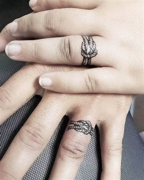 43 Wedding Ring Tattoos To Honor True Love