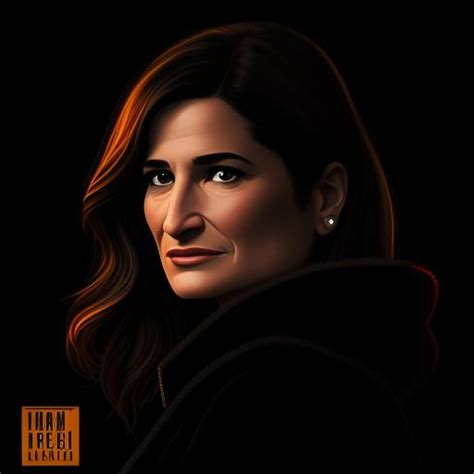 Ugly Tiger729 Kathryn Hahn Parks And Rec Portrait Poncho