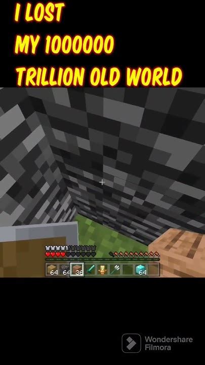 I Lost My 1000000 Trillion Old Minecraft World 😂 😭 Shorts Minecraft