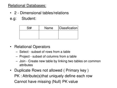 Ppt Relational Databases Powerpoint Presentation Free Download Id 7081376