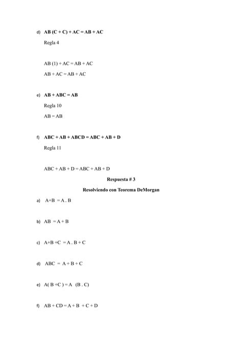 Simplificación de funciones aplicando el Álgebra de Boole PDF