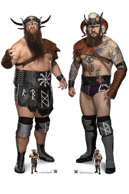 The Viking Raiders Erik and Ivar WWE Official Lifesize Cardboard ...