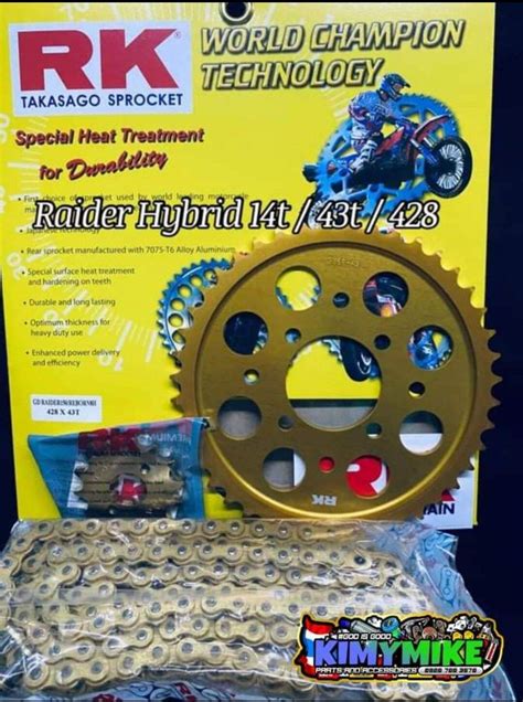 Rk Sprocket Set For Raider Tx Tx Lazada Ph