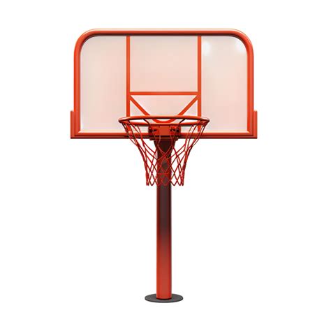 Ai Généré Génératif Ai Une Basketball Cerceau Sur Transparent Contexte