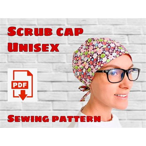 34 Scrub Cap Ponytail Sewing Pattern AlishyaDolton