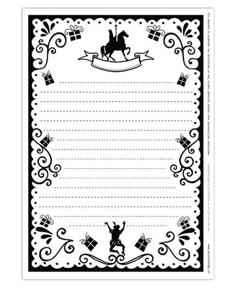 Sint Printable Brief 5 December Printables Printcandy