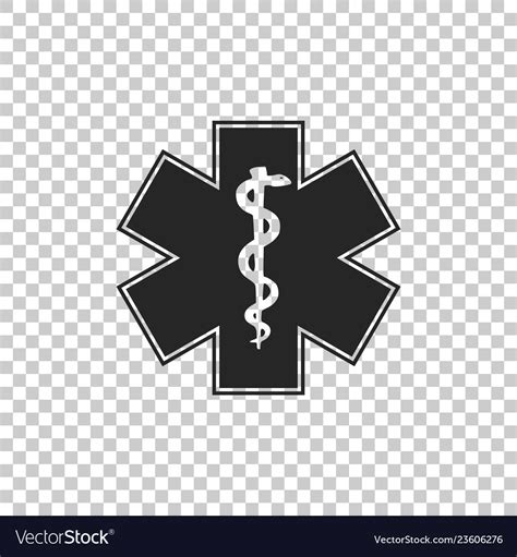 Medical Symbol Of The Emergency Star Life Vector Image