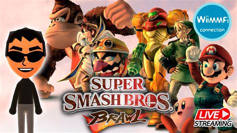 JUGANDO SUPER SMASH BROS BRAWL ONLINE CON SUSCRIPTORES 1 DIRECTO