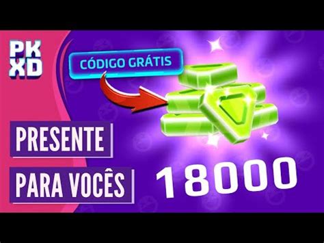 Resgate CÓDIGO de GEMAS para INSCRITOS de GRAÇA no PK XD YouTube