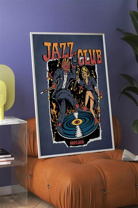 Jazz Club Poster Print · SOPABLO