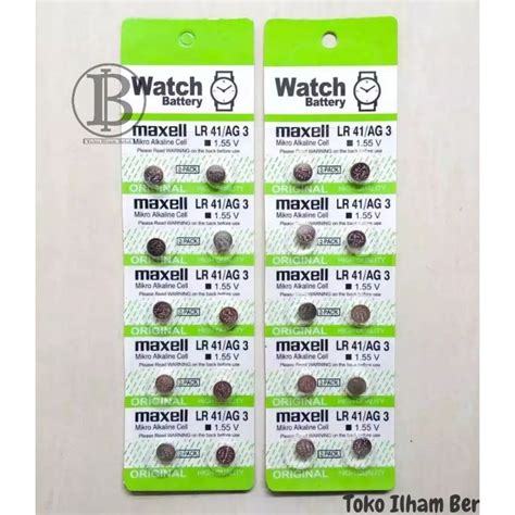 Jual Baterai Lembaran Maxell Sr Lr Ag Batre Battery Ag Batrai