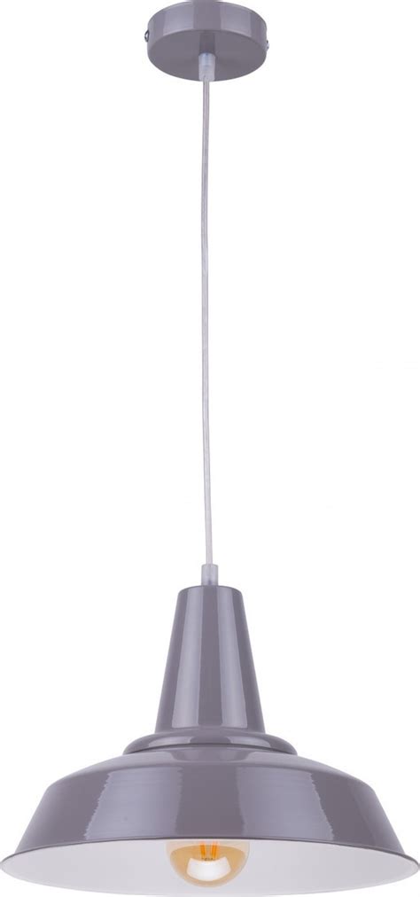 TK Lighting Bell Κρεμαστό Φωτιστικό Μοντέρνο Μονόφωτο Γκρι 1648