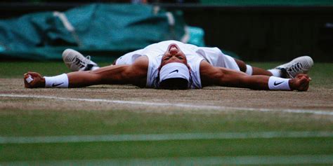 Rafa Nadal Celebra En El Suelo El Wimbledon De Marca